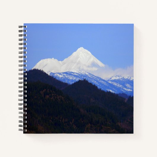 Mount Shasta im Frühling.. Notizblock (Vorderseite)