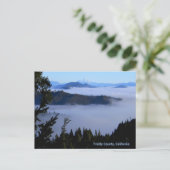 Mount Shasta jenseits des Nebel... Postkarte (Stehend Vorderseite)