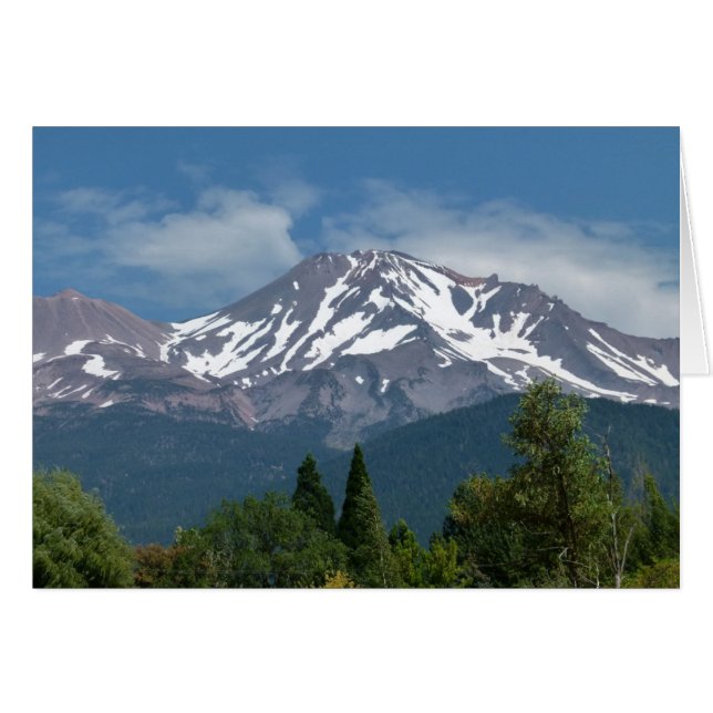 Mount Shasta Kalifornien (Vorderseite (Horizontal))