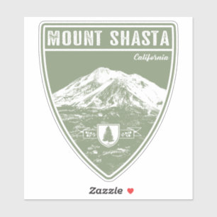 Mount Shasta Kalifornien Aufkleber