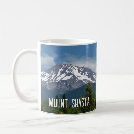 Mount Shasta Kalifornien Kaffeetasse (Links)