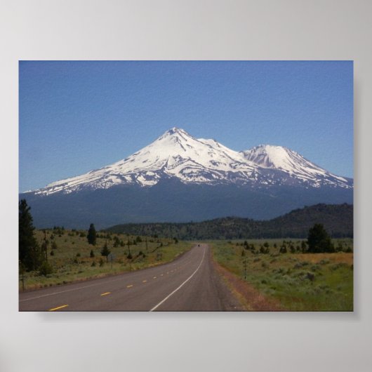 Mount Shasta, Kalifornien Poster (Vorne)