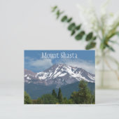 Mount Shasta Kalifornien Postkarte (Stehend Vorderseite)