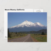 Mount Shasta, Kalifornien Postkarte (Vorne/Hinten)