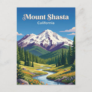 Mount Shasta Kalifornien Postkarte