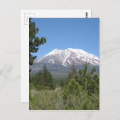 Mount Shasta Kalifornien Postkarte (Vorne/Hinten)