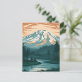 Mount Shasta Kalifornien Postkarte (Stehend Vorderseite)