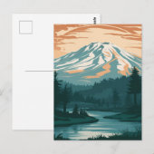 Mount Shasta Kalifornien Postkarte (Vorne/Hinten)