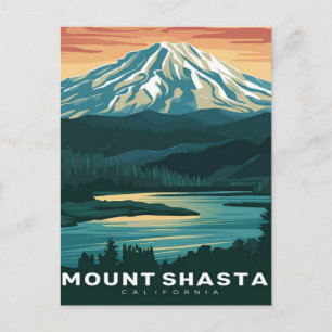 Mount Shasta Kalifornien Postkarte