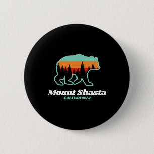 Mount Shasta Kalifornien Skifahren Snowboarden Bär Button