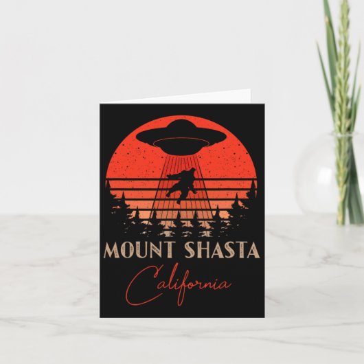 Mount Shasta Karte (Vorderseite)