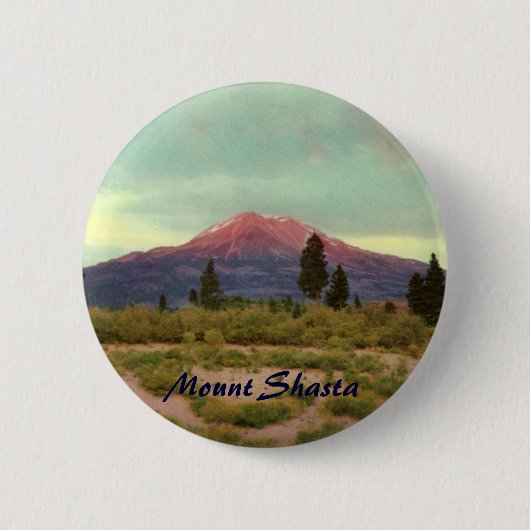 Mount Shasta Knopf Button (Vorderseite)