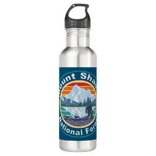 Mount Shasta National Forest Bigfoot Edelstahlflasche
