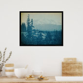 Mount Shasta Panorama 1899 Poster (Küche)
