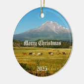 Mount Shasta Pferde Weihnachtsschmuck (Links)