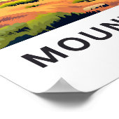 Mount Shasta Poster (Ecke)