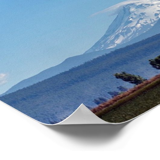 Mount Shasta Poster (Ecke)