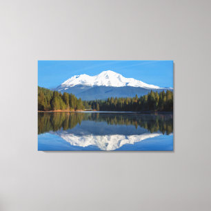 MOUNT SHASTA REFLEKTIERT LEINWANDDRUCK