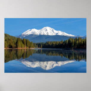 MOUNT SHASTA REFLEKTIERT POSTER