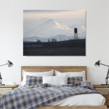 Mount Shasta Sonnenuntergang im Schnee 1