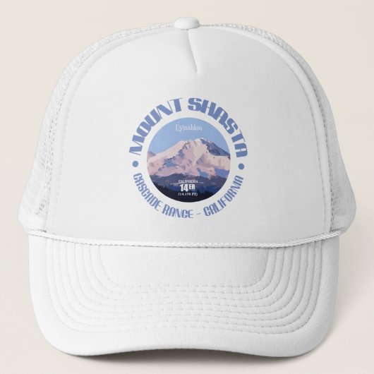 Mount Shasta Truckerkappe (Vorderseite)