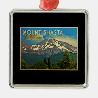 Mount Shasta Vintag Ornament Aus Metall