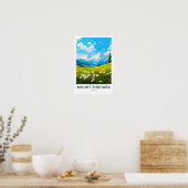 Mount Shkhara Georgia Travel Print Poster (Küche)