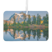 Mount Shuksan gespiegelt im Reflection Lake Autolufterfrischer (Rückseite)