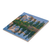 Mount Shuksan gespiegelt im Reflection Lake Fliese (Seite)