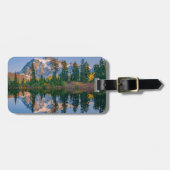 Mount Shuksan gespiegelt im Reflection Lake Gepäckanhänger (Vorderseite horizontal)