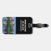 Mount Shuksan gespiegelt im Reflection Lake Gepäckanhänger (Rückseite horizontal)