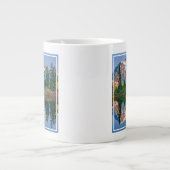 Mount Shuksan gespiegelt im Reflection Lake Jumbo-Tasse (Vorderseite)