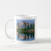 Mount Shuksan gespiegelt im Reflection Lake Kaffeetasse (Links)