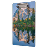 Mount Shuksan gespiegelt im Reflection Lake Klemmbrett (Links)