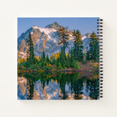Mount Shuksan gespiegelt im Reflection Lake Notizblock (Rückseite)