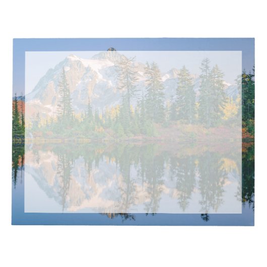 Mount Shuksan gespiegelt im Reflection Lake Notizblock (Vorderseite)