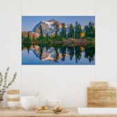 Mount Shuksan gespiegelt im Reflection Lake Poster (Küche)