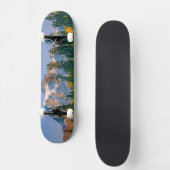 Mount Shuksan gespiegelt im Reflection Lake Skateboard (Vorderseite)
