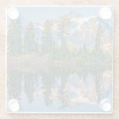 Mount Shuksan mirrored in Reflection Lake Glasuntersetzer (Rückseite)
