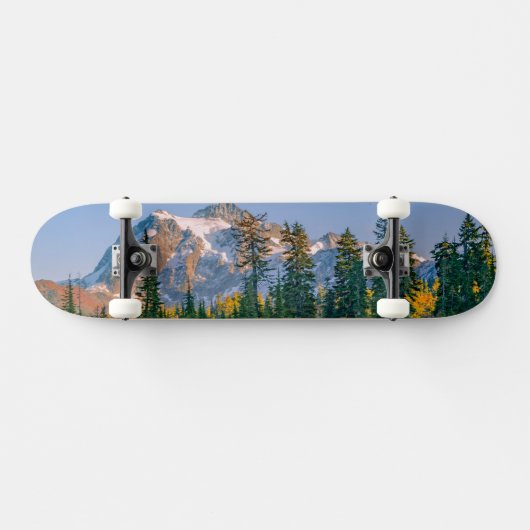 Mount Shuksan mirrored in Reflection Lake Skateboard (Horizontal)