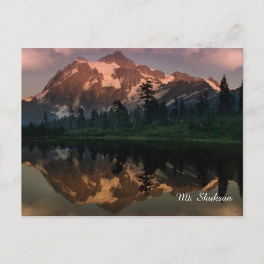Mount Shuksan Postcard Postkarte (Vorderseite)