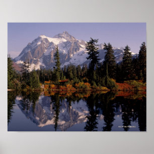 Mount Shuksan Reflection Poster