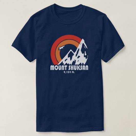 Mount Shuksan Washington Sun Eagle T-Shirt (Design vorne)