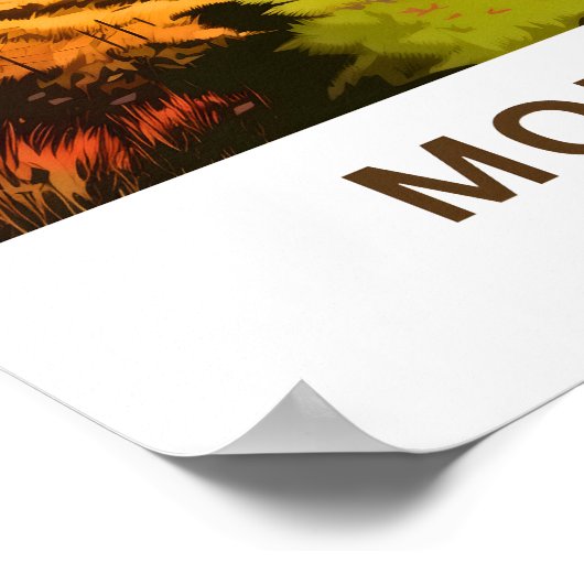 Mount Si Washington Travel Print Poster (Ecke)