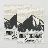 Mount Siguniang China (Vorne/Hinten)