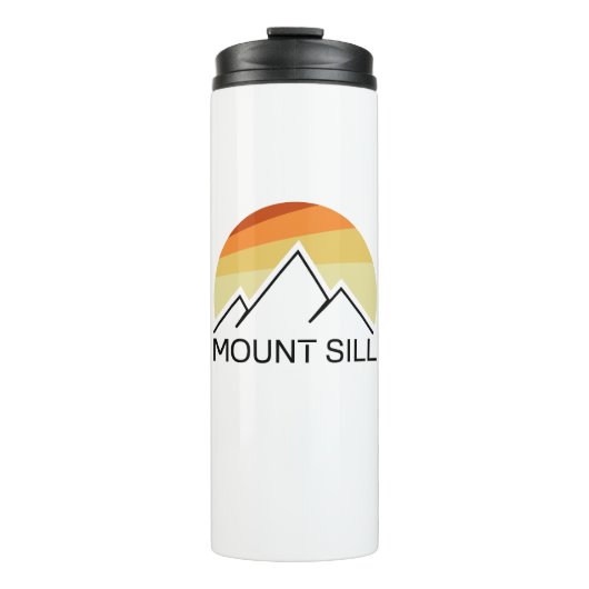 Mount Sill California Retro Thermosbecher (Vorderseite)