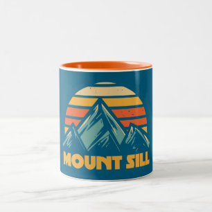 Mount Sill California Retro Türkis Zweifarbige Tasse
