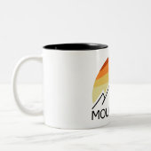 Mount Sill California Retro Zweifarbige Tasse (Links)