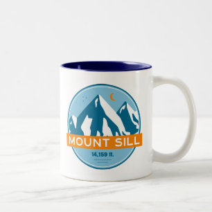Mount Sill California Stars Moon Zweifarbige Tasse