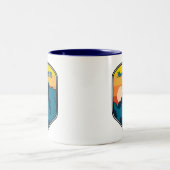 Mount Sill California Sunrise Zweifarbige Tasse (Mittel)